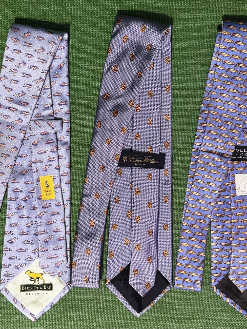 Lot Of 11 Summer Spring Ties Designer Silk Brooks Brothers Makers Zegna Tie +